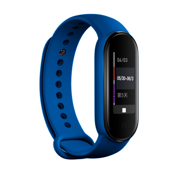 

Ремешок для браслета Mi Band 5 (Silicon) Dark Blue (11) (29379)