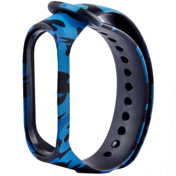 

Ремешок для браслета Mi Band 5 (Silicon) Khaki Blue (29395)