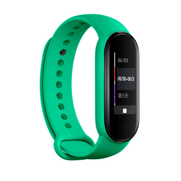 

Ремешок для браслета Mi Band 5 (Silicon) Mint (12) (29382)