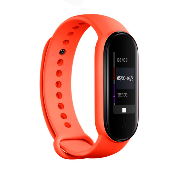 

Ремешок для браслета Mi Band 5 (Silicon) Orange (7) (29383)