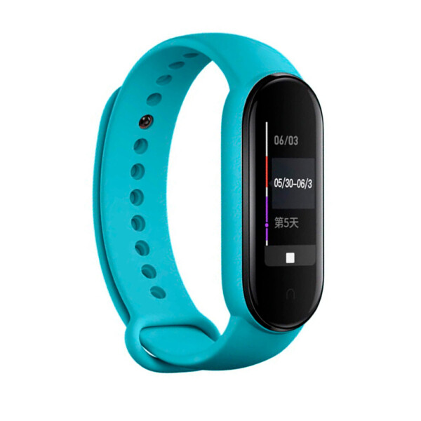 

Ремешок для браслета Mi Band 5 (Silicon) Sky Blue (3) (29388)