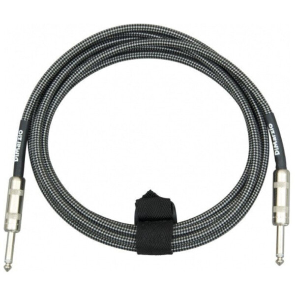 

Кабель инструментальный DiMarzio EP1710SSBKGY Instrument Cable 3.0m (10ft)