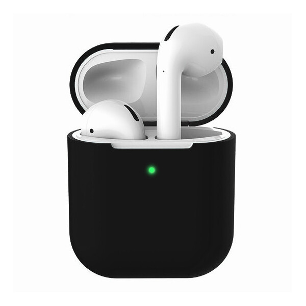 

Чехол для AirPods 2 Wireless silicone case black
