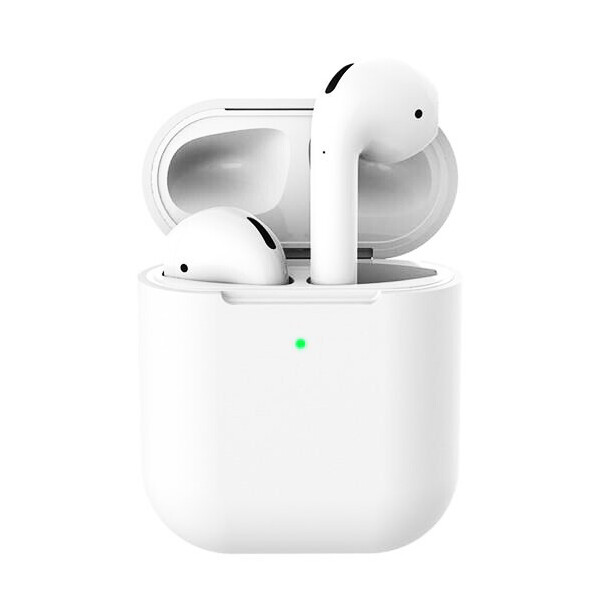 

Чехол для AirPods 2 Wireless silicone case white