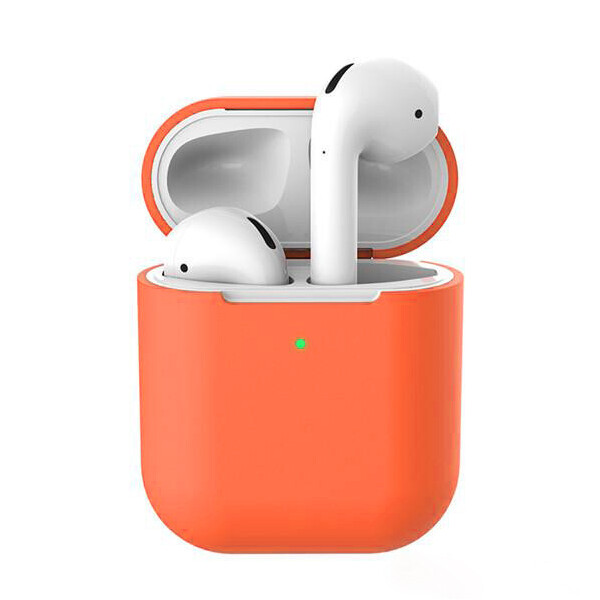 

Чехол для AirPods 2 Wireless silicone case orange