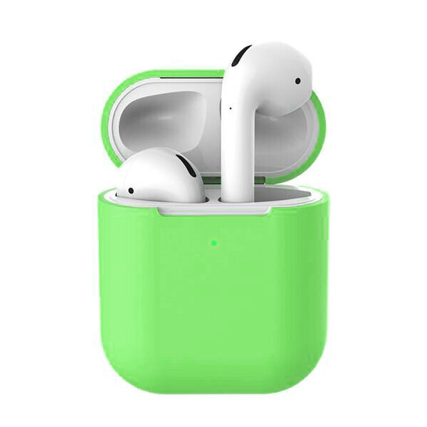 

Чехол для AirPods 2 Wireless silicone case lime green