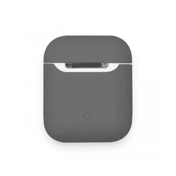 

Чехол для AirPods/AirPods 2 silicone case Slim Dark grey