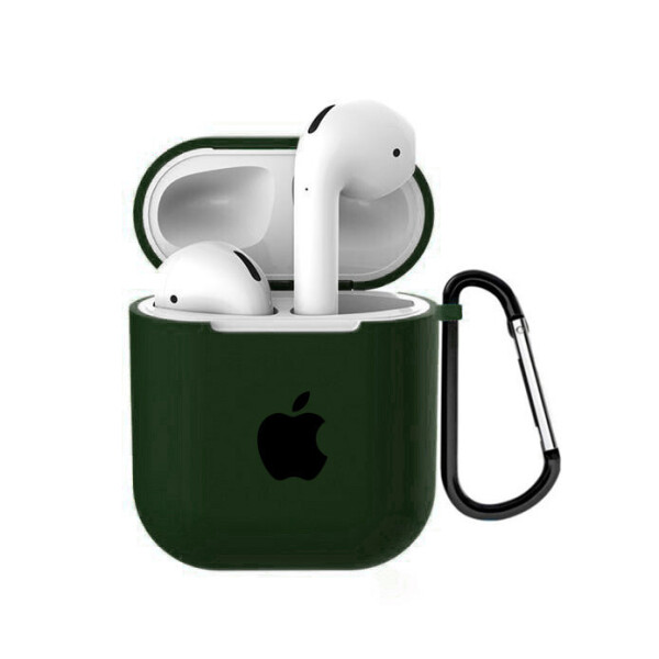 

Чехол для AirPods/AirPods 2 silicone case with Apple Forest green