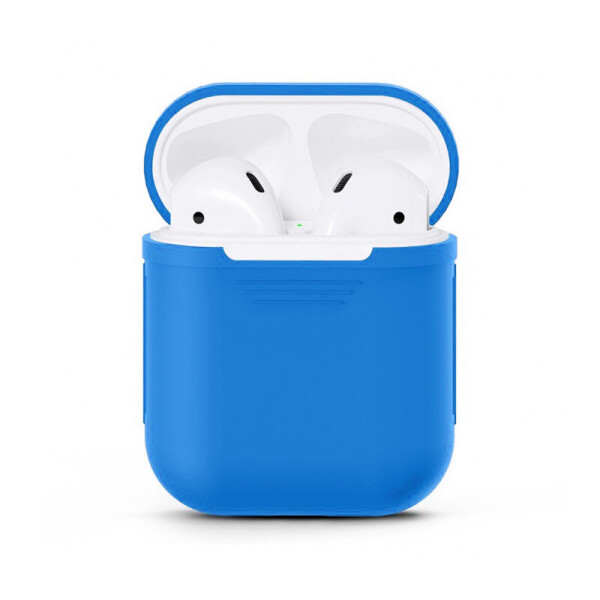 

Чехол для AirPods/AirPods 2 silicone case синий