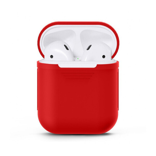 

Чехол для AirPods/AirPods 2 silicone case красный