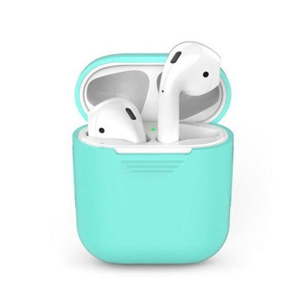 

Чехол для AirPods/AirPods 2 silicone case бирюзовый