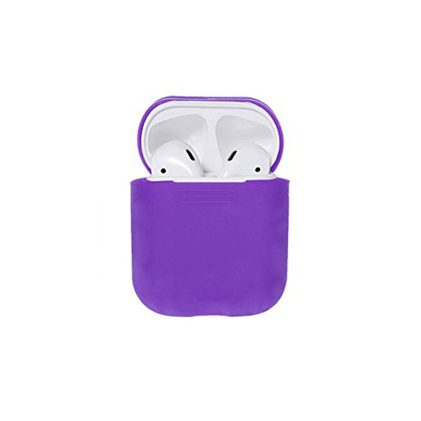 

Чехол для AirPods/AirPods 2 silicone case фиолетовый