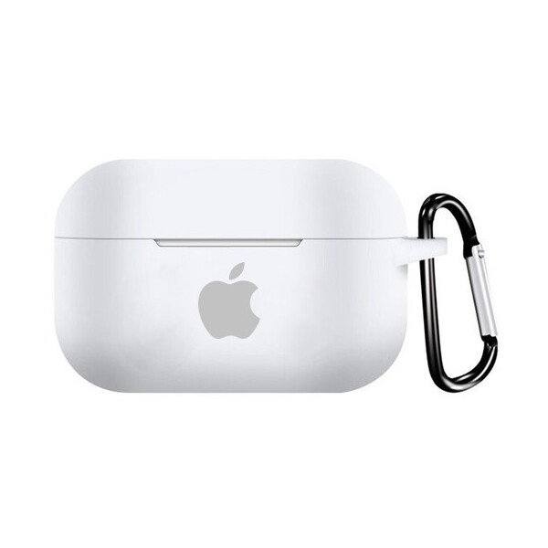 

Чехол для AirPods PRO silicone case with Apple White