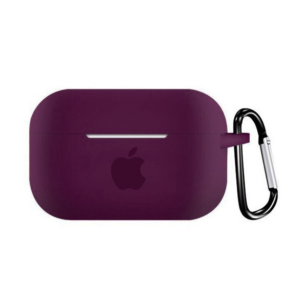 

Чехол для AirPods PRO silicone case with Apple Marsala