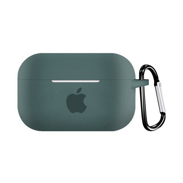 

Чехол для AirPods PRO silicone case with Apple Pine green