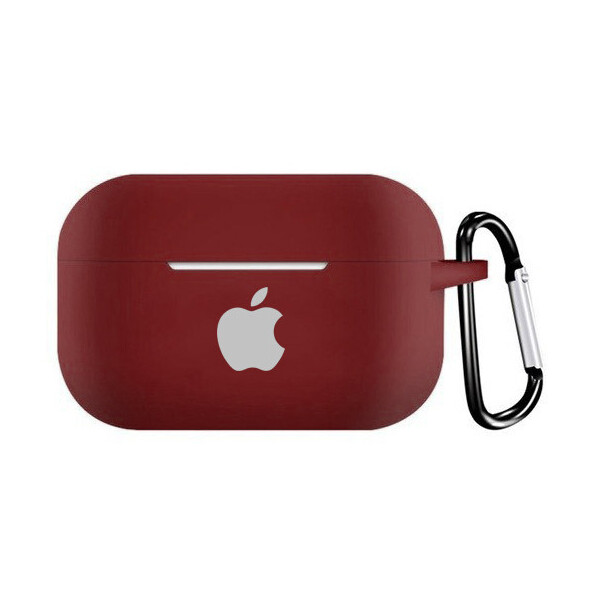 

Чехол для AirPods PRO silicone case with Apple Camelia white