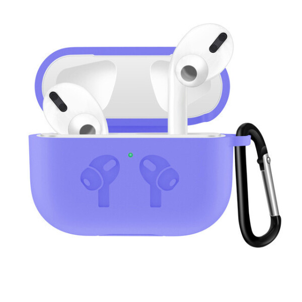 

Чехол для AirPods PRO silicone case logo с карабином glycine