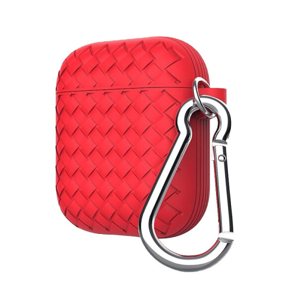 

Чехол для AirPods/AirPods 2 silicone case Cross red