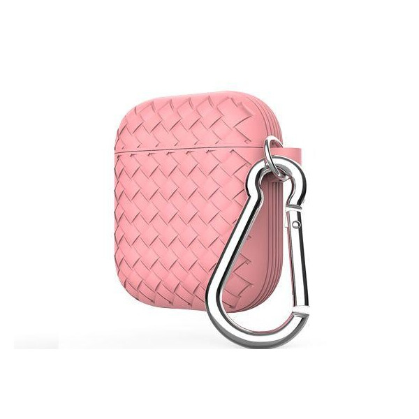 

Чехол для AirPods/AirPods 2 silicone case Cross pink
