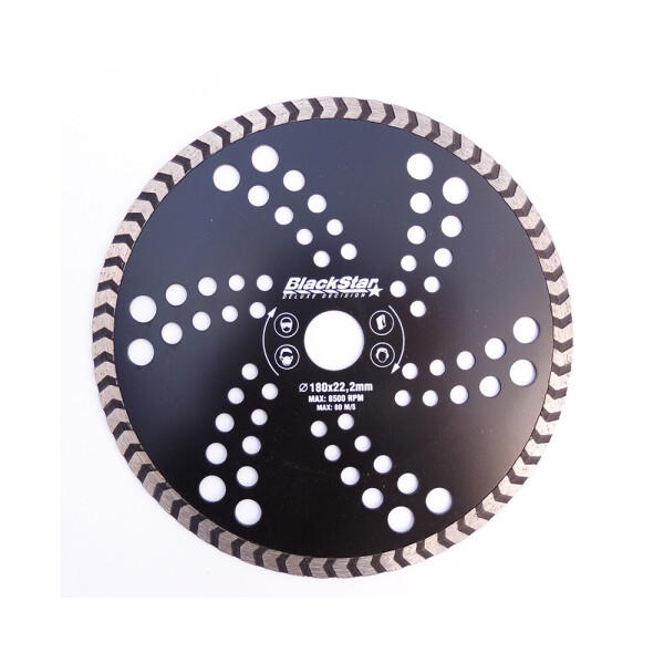 

Диск BLACK STAR алмазный Турбо 180*22,2 мм 30-18004