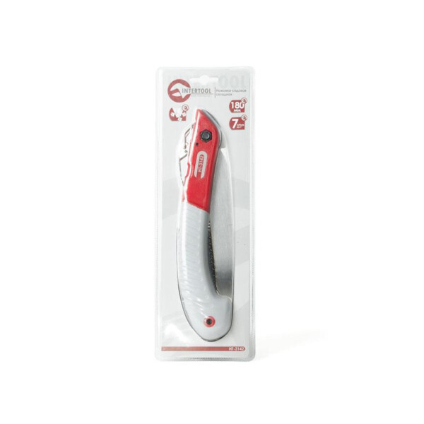

Ножовка садовая складная 180 мм, 7 зуб*1" INTERTOOL HT-3142