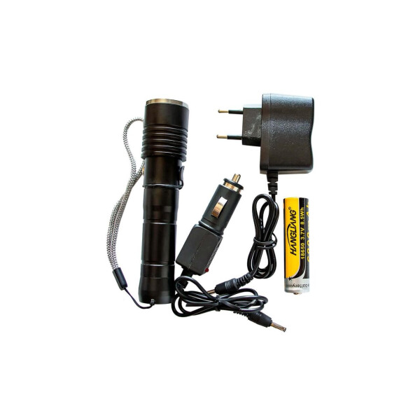 

Фонарь ручной Hangli R6-T6 3 режима Bright Light Black