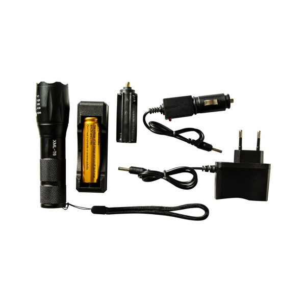 

Фонарь ручной Police BL 1831 Т6 5 режимов Bright Light Black