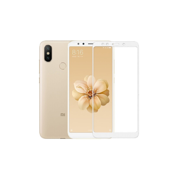 

Защитное 3D стекло Full Cover для Xiaomi Mi 6X White