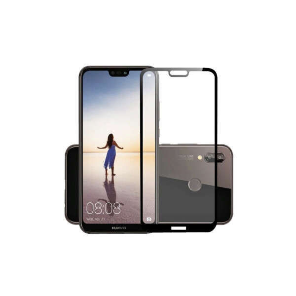 

Защитное 3D стекло для Huawei P20 Lite | Полное покрытие (Черный) | Хуавей