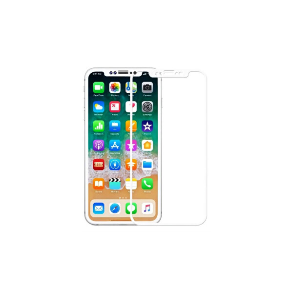 

Защитное стекло 3D Full Cover для iPhone X/Xs Белый|Полное покрытие|айфон Х/Хс