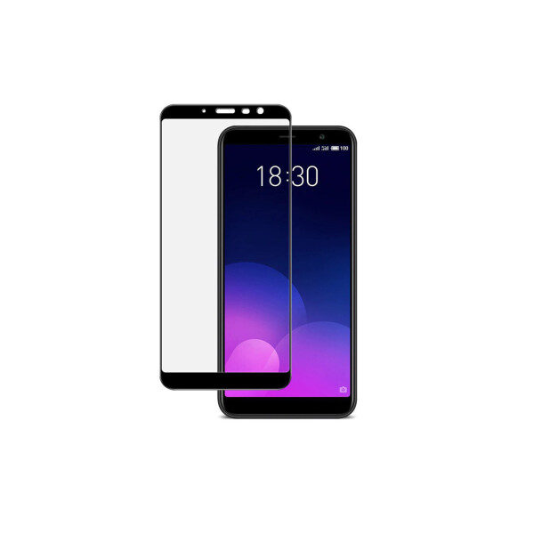 

Гнущееся Защитное 5D cтекло Nano Flexible для Meizu M6T Черный|Полное покрытие|Мейзу М6Т