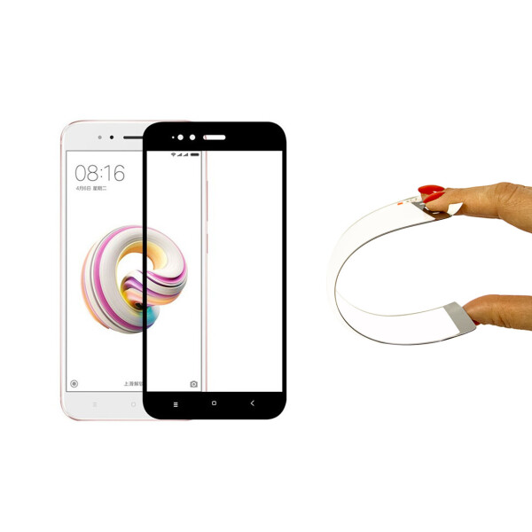 

Защитное 5D cтекло Nano Flexible GLASS ITOP для Xiaomi Mi A1 Full Cover Черный