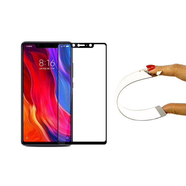 

Защитное 5D cтекло Nano Flexible GLASS ITOP для Xiaomi Mi 8 SE Full Cover Черный