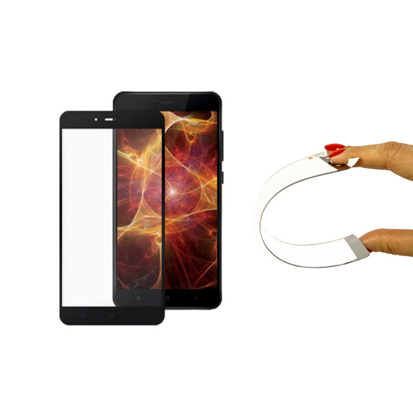 

Защитное 5D cтекло Nano Flexible GLASS ITOP для Xiaomi Redmi 4X Full Cover Черный