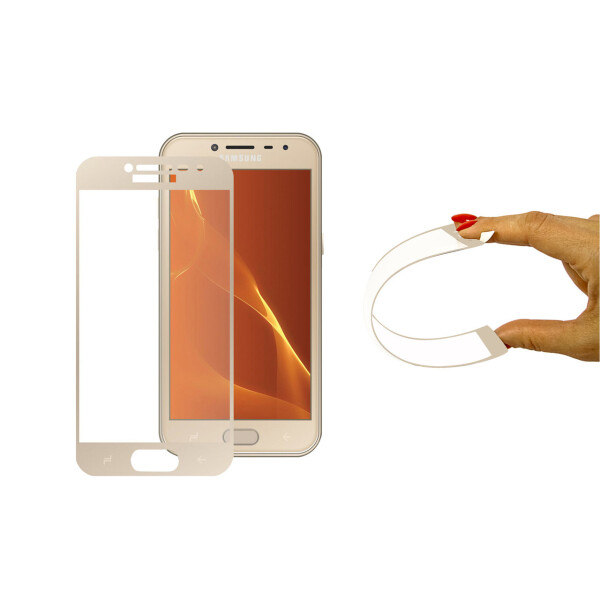 

Защитное 5D cтекло Nano Flexible GLASS ITOP для Samsung Galaxy J4 2018 Full Cover Gold