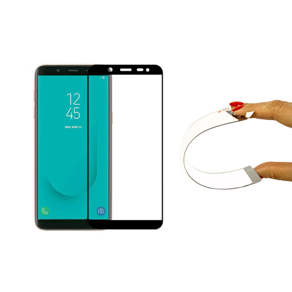 

Защитное 5D cтекло Nano Flexible GLASS ITOP для Samsung Galaxy J6 2018 Full Cover Черный