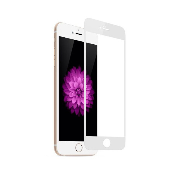

Гнщееся Защитное 5D cтекло Flexible для Apple iPhone 8 Белый|Полное покрытие|айфон 8