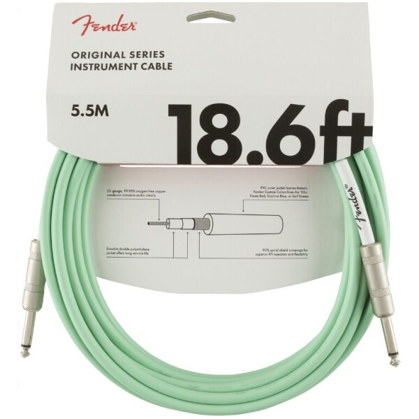 

Кабель инструментальный Fender Original Series Instrument Cable 5.5m (18.6ft) 0990520058