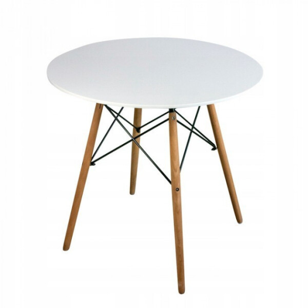 

Стол обеденный JUMI Scandinavian Design White 80 см.