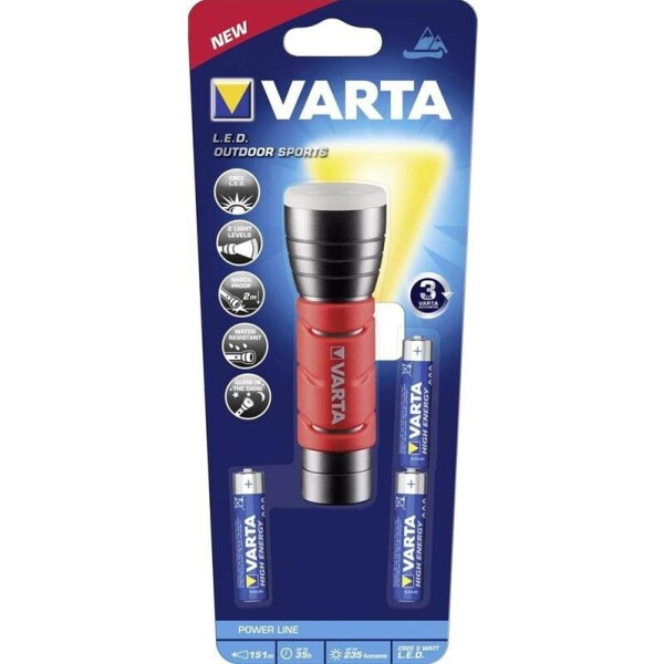 

Ліхтар VARTA LED Outdoor Sports Flashlight 3AAA
