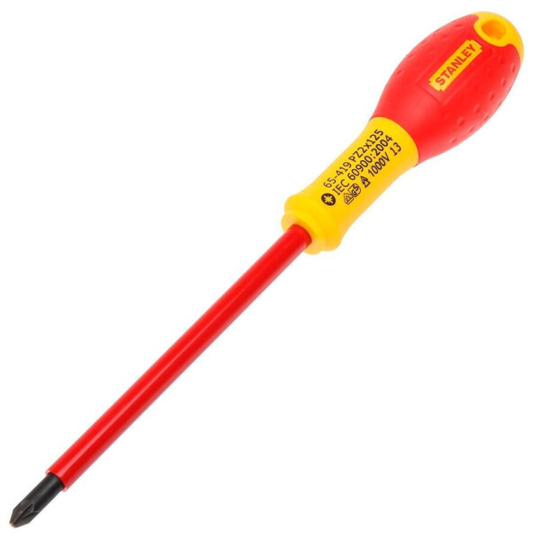 

Отвертка электрика Stanley FatMax VDE 1000V Pz2, 125 мм (0-65-419)
