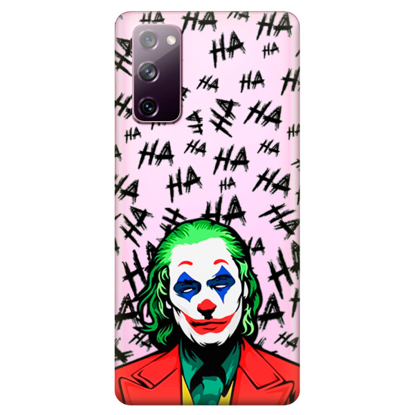 

Прозрачный силиконовый чехол OKcovers для Samsung Galaxy S20 FE с рисунком - Джокер (KS6718)