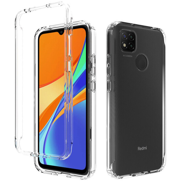 

Чехол TPU+PC Full Body с защитой 360 для Xiaomi Redmi 9C (Прозрачный) (1058422)