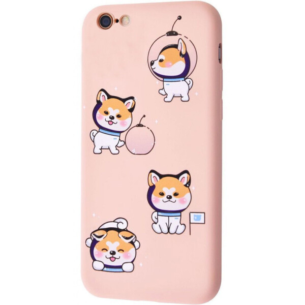 

TPU чехол WAVE Fancy для iPhone 6 (4.7'') (Laika spaceman / Pink sand) (1058730)