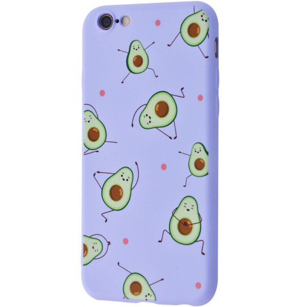 

TPU чехол WAVE Fancy для iPhone 6 (4.7'') (Avocado / Light purple) (1058724)
