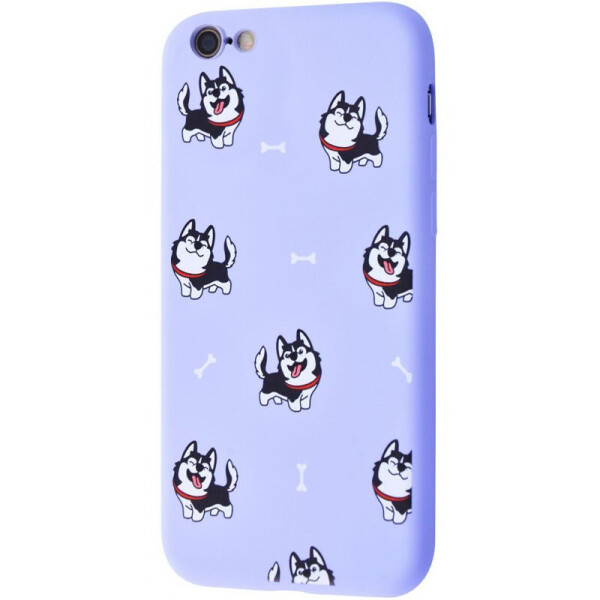 

TPU чехол WAVE Fancy для iPhone 6 (4.7'') (Haski / Light purple) (1058728)