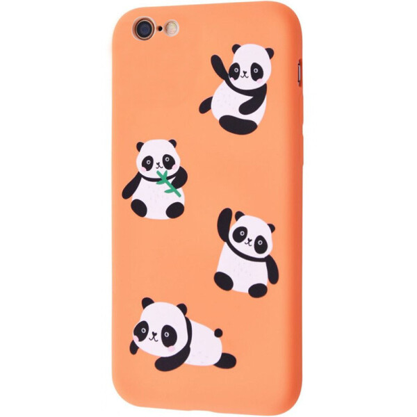 

TPU чехол WAVE Fancy для iPhone 6 (4.7'') (Panda / Peach) (1058731)