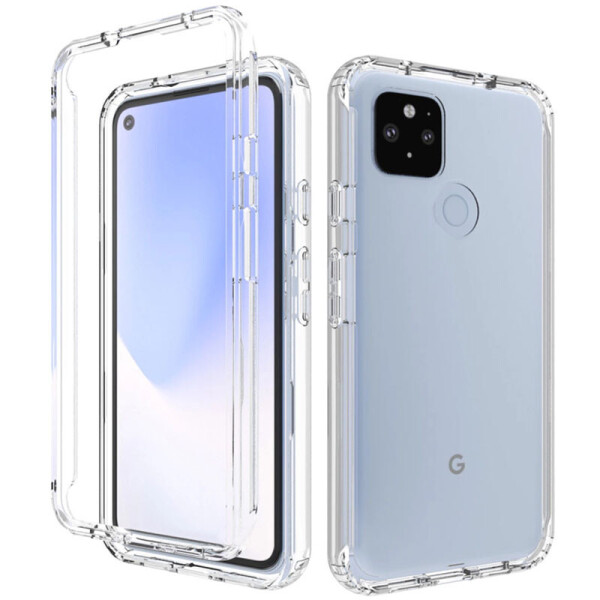 

Чехол TPU+PC Full Body с защитой 360 для Google Pixel 5 (Прозрачный) (1058400)