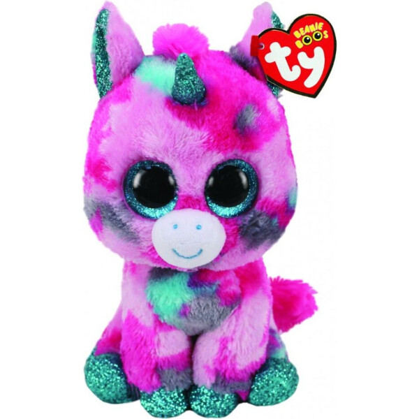 

Мягкая игрушка TY Beanie Boo's Розово-голубой единорог UNICORN 15 см (36313)