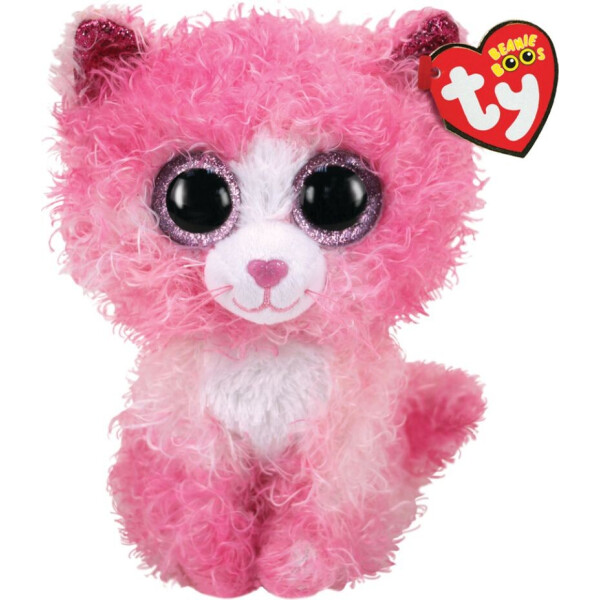 

Мягкая игрушка TY Beanie Boo's Розовый котенок Reagan 15 см (36308)
